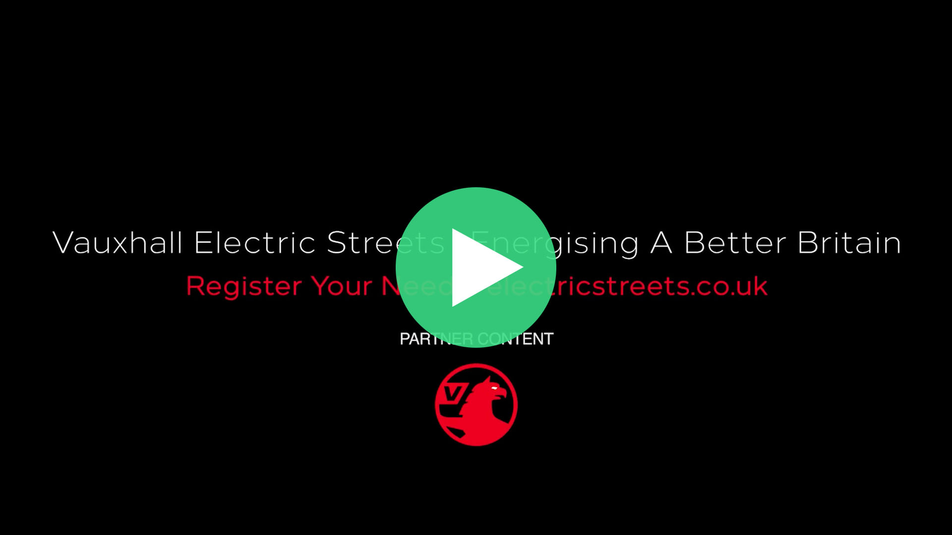 Vauxhall Electric Streets Online Campaign